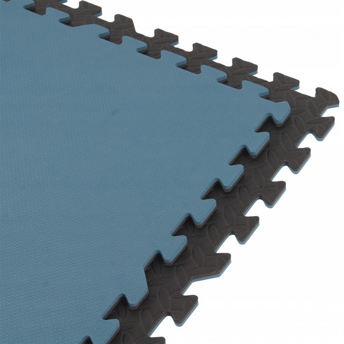 Защитный коврик SportVida Mat Puzzle Multicolor 12 мм SV-HK0177 Black/Blue