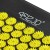 Килимок акупунктурний з валиком 4FIZJO Аплікатор Кузнєцова 128 x 48 см 4FJ0087 Black/Yellow