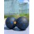 Массажный мяч двойной 4FIZJO EPP DuoBall 08 4FJ0357 Black/Gold