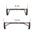 Турник раздвижной Cornix Elite 85-120 см XR-0290 Black/Red