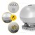 Електричний масажер для голови 4FIZJO Smart Head Massager White (P-5907739319500)