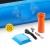Мат гімнастичний надувний 4FIZJO Air Track Mat 300 x 100 x 15 cм White/Blue (P-5907739311771)