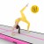 Мат гімнастичний надувний 4FIZJO Air Track Mat 400 x 100 x 15 см White/Pink (P-5907739311788)