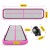 Мат гімнастичний надувний 4FIZJO Air Track Mat 400 x 100 x 15 см White/Pink (P-5907739311788)