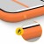 Мат гімнастичний надувний 4FIZJO Air Track Mat 500 x 100 x 15 см White/Orange (P-5907739311795)