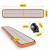 Мат гімнастичний надувний 4FIZJO Air Track Mat 500 x 100 x 15 см White/Orange (P-5907739311795)