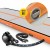 Мат гімнастичний надувний 4FIZJO Air Track Mat 500 x 100 x 15 см White/Orange (P-5907739311795)