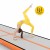 Мат гімнастичний надувний 4FIZJO Air Track Mat 500 x 100 x 15 см White/Orange (P-5907739311795)
