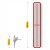 Мат гімнастичний надувний 4FIZJO Air Track Mat 600 x 100 x 15 см White/Red (P-5907739311801)
