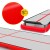 Мат гімнастичний надувний 4FIZJO Air Track Mat 600 x 200 x 20 см White/Red (P-5907739312044)