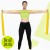 Набор ленточных эспандеров для спорта и реабилитации Actiget Flat Band 200 х 15 см 1-15 кг 5 шт ACT0106