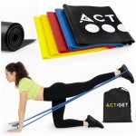 Набор ленточных эспандеров для спорта и реабилитации Actiget Flat Band 200 х 15 см 1-15 кг 5 шт ACT0106 Набор ленточных эспандеров для спорта и реабилитации Actiget Flat Band 200 х 15 см 1-15 кг 5 шт ACT0106