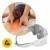 Накидка-масажер 4FIZJO Shiatsu Evo+ для шиї та спини, акумуляторний Grey (P-5905973404150)