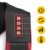 Накидка-масажер 4FIZJO Shiatsu Pro+ для шиї та спини Black/Red (P-5907739319074)