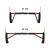 Турнік розсувний Cornix Elite 65-90 см XR-0289 Black/Red