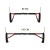 Турнік розсувний Cornix Elite 80-120 см XR-0290 Black/Red