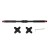 Турнік розсувний Cornix Pro+ 105-150 см XR-0288 Black/Red