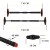 Турнік розсувний Cornix Pro 110-150 см XR-0285 Black/Red