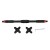 Турнік розсувний Cornix Pro+ 70-100 см XR-0286 Black/Red