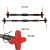 Турнік розсувний Cornix Pro+ 70-100 см XR-0286 Black/Red