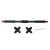 Турнік розсувний Cornix Pro+ 90-130 см XR-0287 Black/Red
