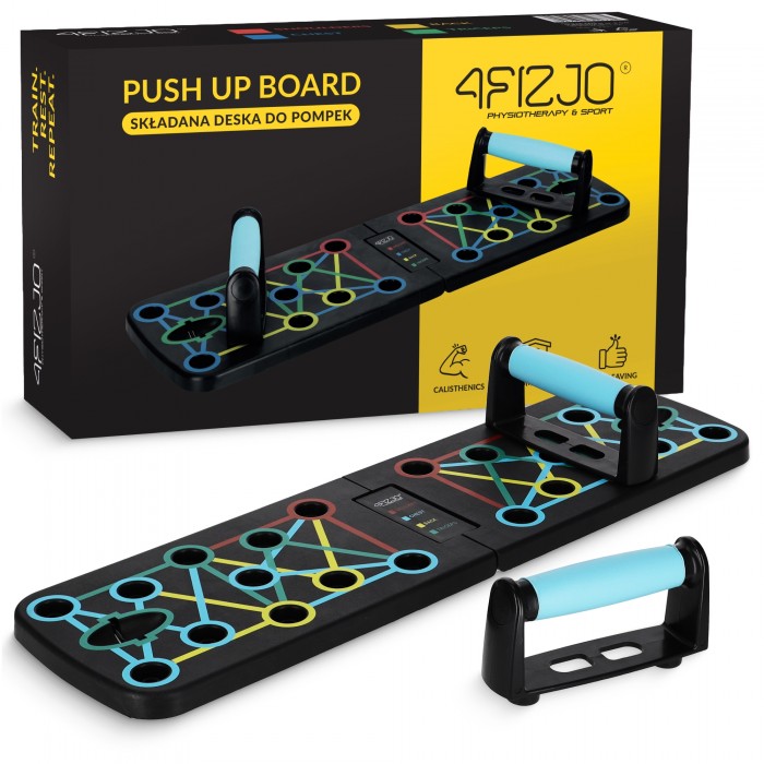 Упоры (доска) для отжиманий со сменным хватом 4FIZJO Push-up Board складная (P-5907739312785)