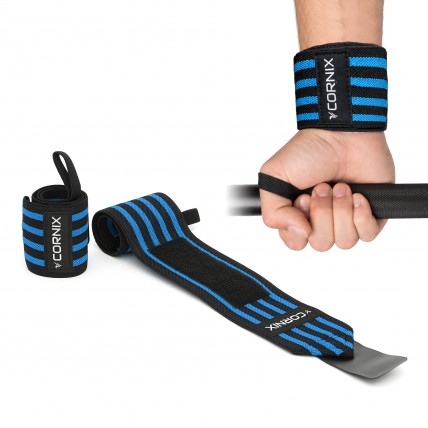 Бинти для зап'ясть (кистьові бинти) Cornix Wrist Wraps XR-0193 Black/Blue