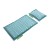 Килимок акупунктурний з подушкою 4FIZJO Eco Mat Аплікатор Кузнєцова 68 x 42 см 4FJ0180 Turquoise/Turquoise