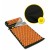 Коврик акупунктурный с валиком Cornix Classic Mat Аппликатор Кузнецова XR-0111 Black/Orange