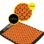 Коврик акупунктурный с валиком Cornix Classic Mat Аппликатор Кузнецова XR-0111 Black/Orange