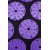 Килимок акупунктурний з валиком SportVida Аплікатор Кузнєцова 66 x 40 см SV-HK0408 Black/Violet