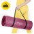 Килимок (мат) спортивний 4FIZJO NBR 180 x 60 x 1.5 см для йоги та фітнесу Burgundy (P-5905973406710)