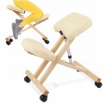 Коленный стул ортопедический 4FIZJO Pure регулируемый, на колесиках Beige (P-5905973402804)