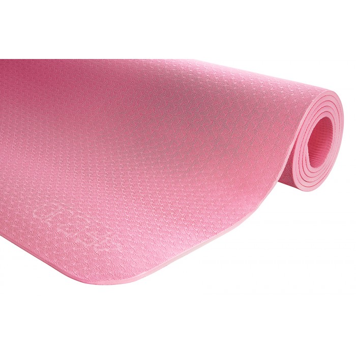 Коврик (мат) для йоги и фитнеса 4FIZJO TPE 6 мм 4FJ0152 Pink