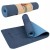 Коврик (мат) для йоги и фитнеса Springos TPE 6 мм YG0012 Blue/Sky Blue