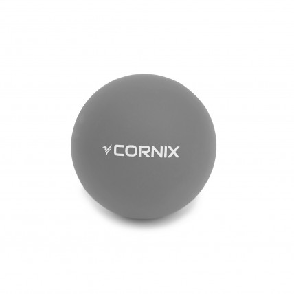 Массажный мяч Cornix Lacrosse Ball 6.3 см XR-0120 Grey