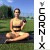 Массажный набор Cornix (Ball 8 см, Duoball 8 х 16 см и Foam Roller 30 х 15 см) XR-0080