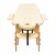 Массажный стол складной 4FIZJO Massage Table+ Wood W60 Beige