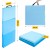 Мат гімнастичний складний 4FIZJO 180 x 60 x 5 см 4FJ0570 Blue/Sky Blue