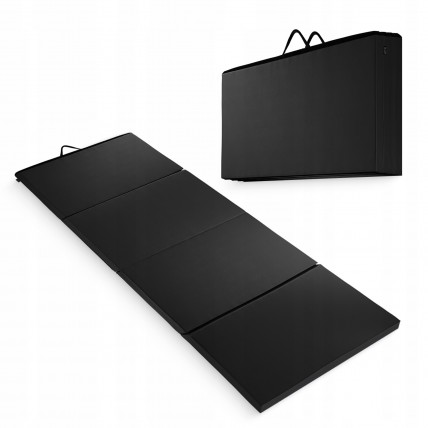 Мат гимнастический складной 4FIZJO XL 240 x 120 x 5 см Black (P-5907739319708)