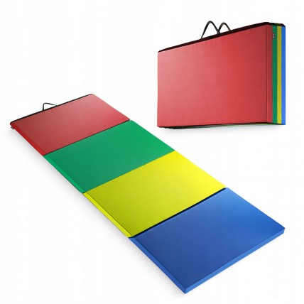 Мат гимнастический складной 4FIZJO XL 240 x 120 x 5 см Multicolor (P-5905973402774)