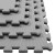 Мат-пазл (ластівчин хвіст) Springos Mat Puzzle EVA 120 x 120 x 2 cм FM0009 Black/Grey