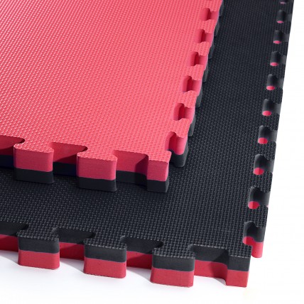 Мат-пазл (ласточкин хвост) 4FIZJO Mat Puzzle EVA 100 x 100 x 4 cм 4FJ0199 Black/Red