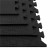 Мат-пазл (ласточкин хвіст) Springos Mat Puzzle EVA 180 x 120 x 1.2 cм FM0003 Black