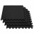 Мат-пазл (ласточкин хвіст) Springos Mat Puzzle EVA 120 x 120 x 1.2 cм FM0002 Black