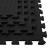 Мат-пазл (ласточкин хвіст) Springos Mat Puzzle EVA 120 x 120 x 1.2 cм FM0004 Black