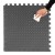 Мат-пазл (ласточкин хвіст) Springos Mat Puzzle EVA 180 x 120 x 1.2 cм FM0005A Graphite