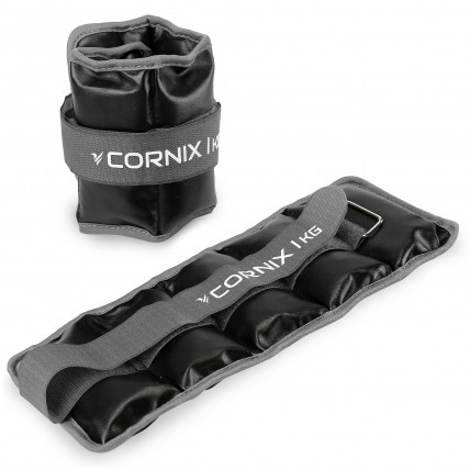 Утяжелители-манжеты для ног и рук Cornix 2 x 1 кг XR-0397 Утяжелители-манжеты для ног и рук Cornix 2 x 1 кг XR-0397