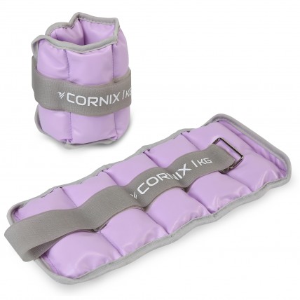 Утяжелители-манжеты для ног и рук Cornix 2 x 1 кг XR-0398 Утяжелители-манжеты для ног и рук Cornix 2 x 1 кг XR-0398
