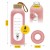 Пляшка для води спортивна 4FIZJO 750 мл скляна Pink (P-5905973404204)